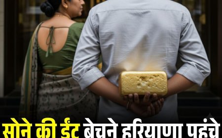 सोने की ईंट बेचने हरियाणा पहुंचे पंजाब के मां बेटे, फिर हुआ....