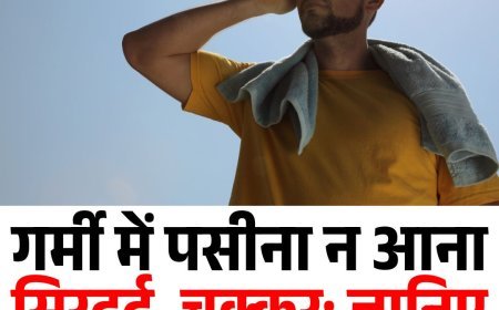 गर्मी में पसीना न आना सिरदर्द, चक्कर: जानिए हीटस्ट्रोक के जानलेवा संकेत