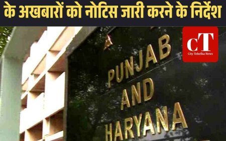 हरियाणा में भ्रष्ट पटवारियों की सूची विवाद में तीन अधिकारी चार्जशीट, अखबारों को नोटिस जारी करने के निर्देश