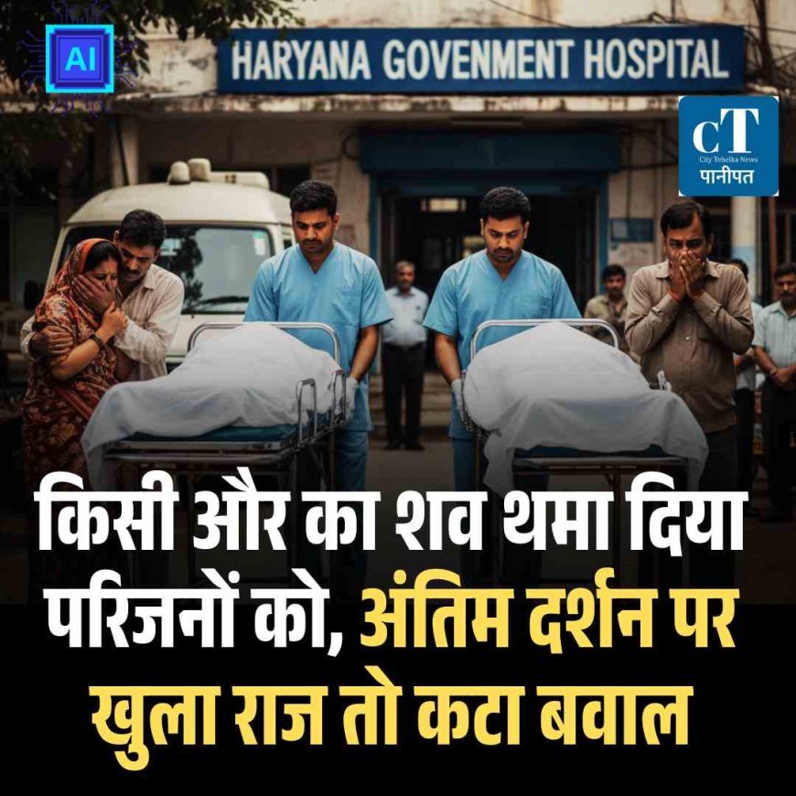 किसी और का शव थमा दिया परिजनों को, अंतिम दर्शन पर खुला राज तो कटा बवाल