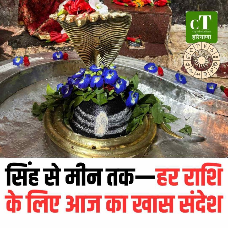 सिंह से मीन तक—हर राशि के लिए आज का खास संदेश