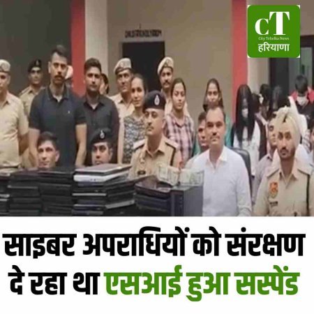 साइबर अपराधियों को संरक्षण दे रहा था एसआई हुआ सस्‍पेंड