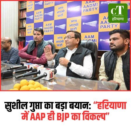 सुशील गुप्ता का बड़ा बयान: “हरियाणा में AAP ही BJP का विकल्प”