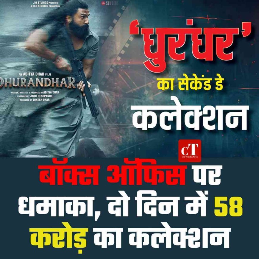 धुरंधर का बॉक्स ऑफिस पर धमाका, दो दिन में 58 करोड़ का कलेक्शन