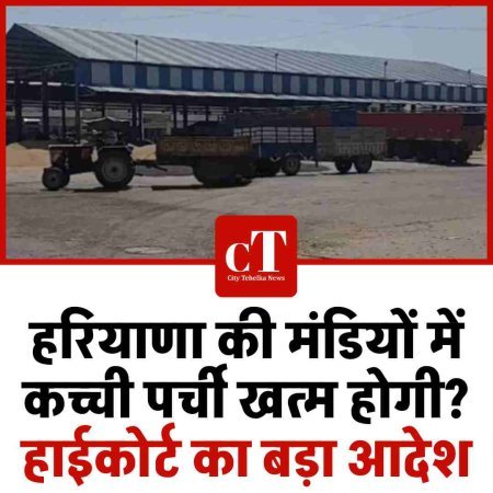 हरियाणा की मंडियों में कच्ची पर्ची खत्म होगी? हाईकोर्ट का बड़ा आदेश