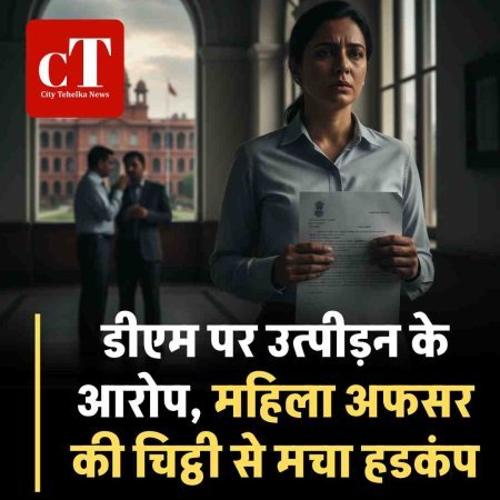 डीएम पर उत्पीड़न के आरोप, महिला अफसर की चिट्ठी से मचा हडकंप